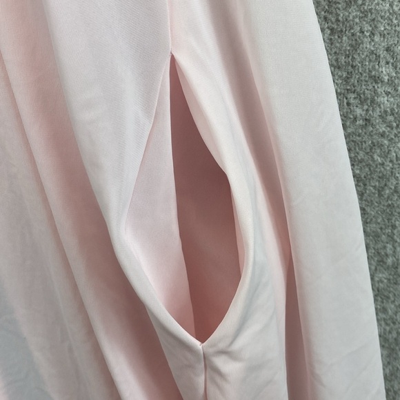 Vintage Shadowline nylon top and robe set no pants size M blush pink lace - Picture 6 of 14